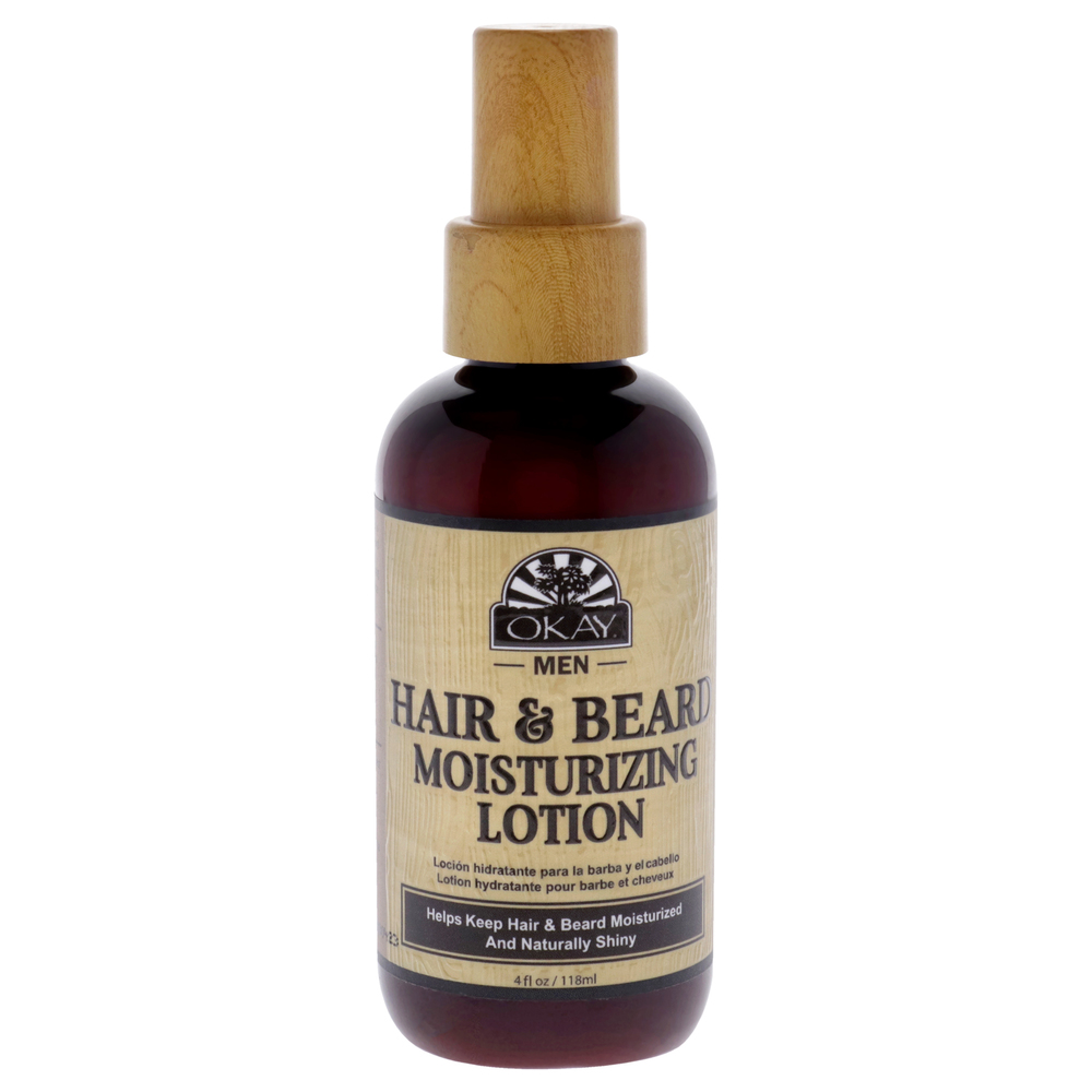 Hair and Beard Moisturizing Lotion by Okay for Men - 4 oz Lotion